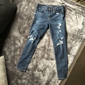 American Eagle Ripped Skinny Jeans